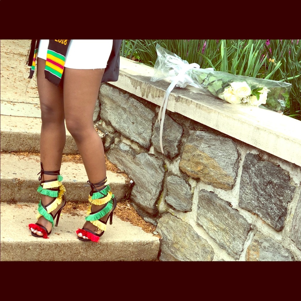 Miss Guided colorful high heels